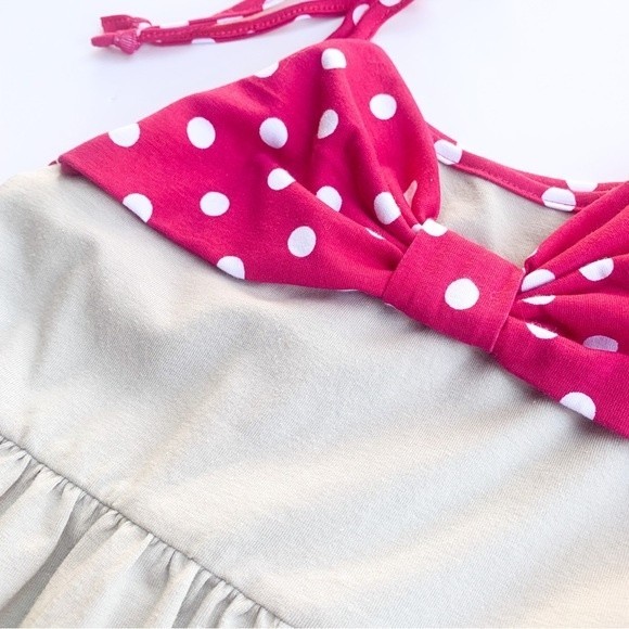 NWOT Small Indie Shop 100% Soft Cotton Tank Romper Girls Size 6 Comfy Bright - Picture 7 of 7